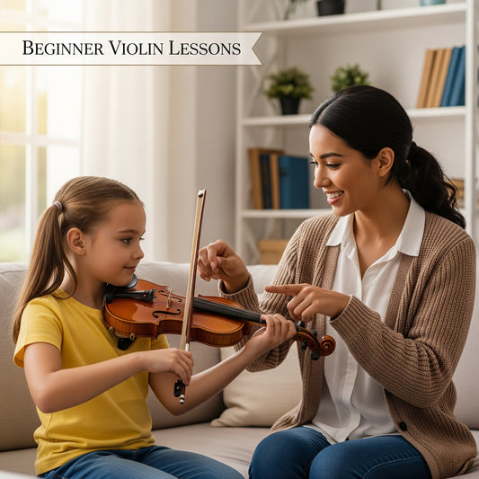 Private In-Home Beginner Violin Lessons - Section 1: Foundations & First Melodies (6-Lesson Package)